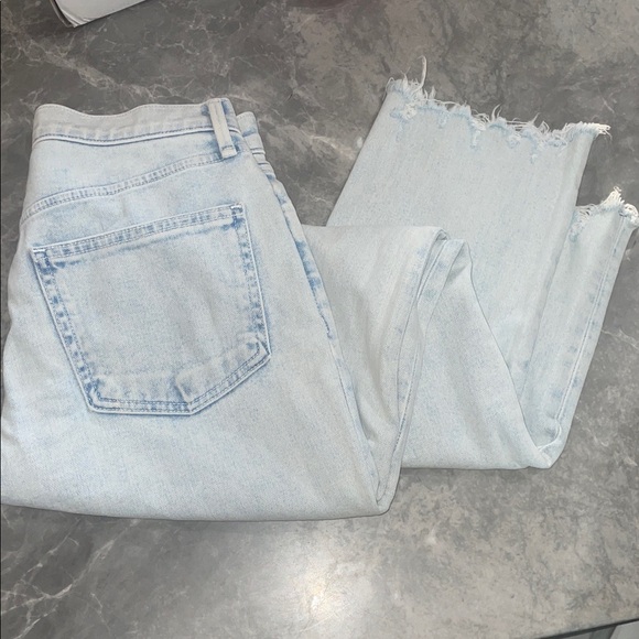 Light Blue Distressed Jeans - Picture 1 of 6